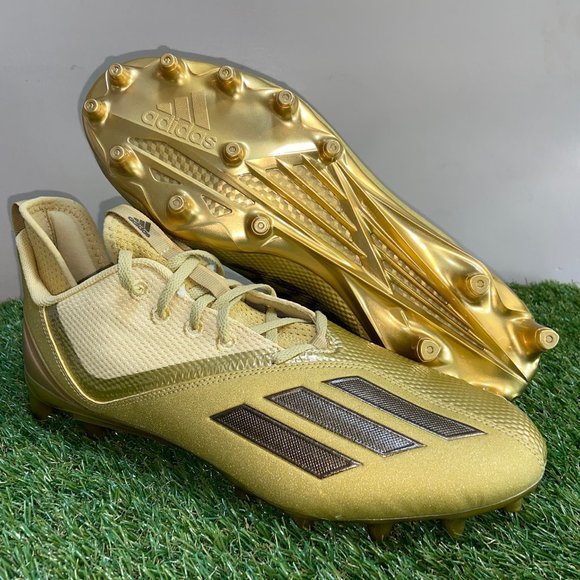Adidas Adizero Scorch Football Cleats Shoes Gold Black Men’s Size 13 GZ0412 NEW main image 6